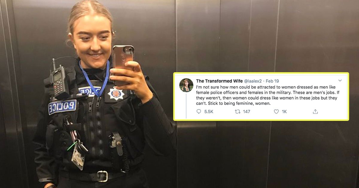 female cop slams woman called women in uniform unattractive to men.jpg?resize=1200,630 - Grandma Called Women In Police Uniforms "Unattractive To Men” And A Female Officer Gave A Befitting Reply