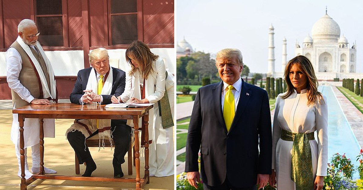 ggdgsss.jpg?resize=412,275 - India Goes Crazy For The First Lady Melania Trump As She Gets Equal Attention Along With President Trump Her Be Best Campaign Gets Shout Out From Narendra Modi