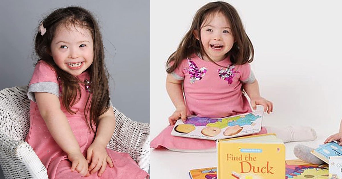 girl with downs syndrome defied the odds and became a child model after medics told she would never live a normal life.jpg?resize=412,232 - A Girl With Down's Syndrome Defied All Odds And Became A Child Model