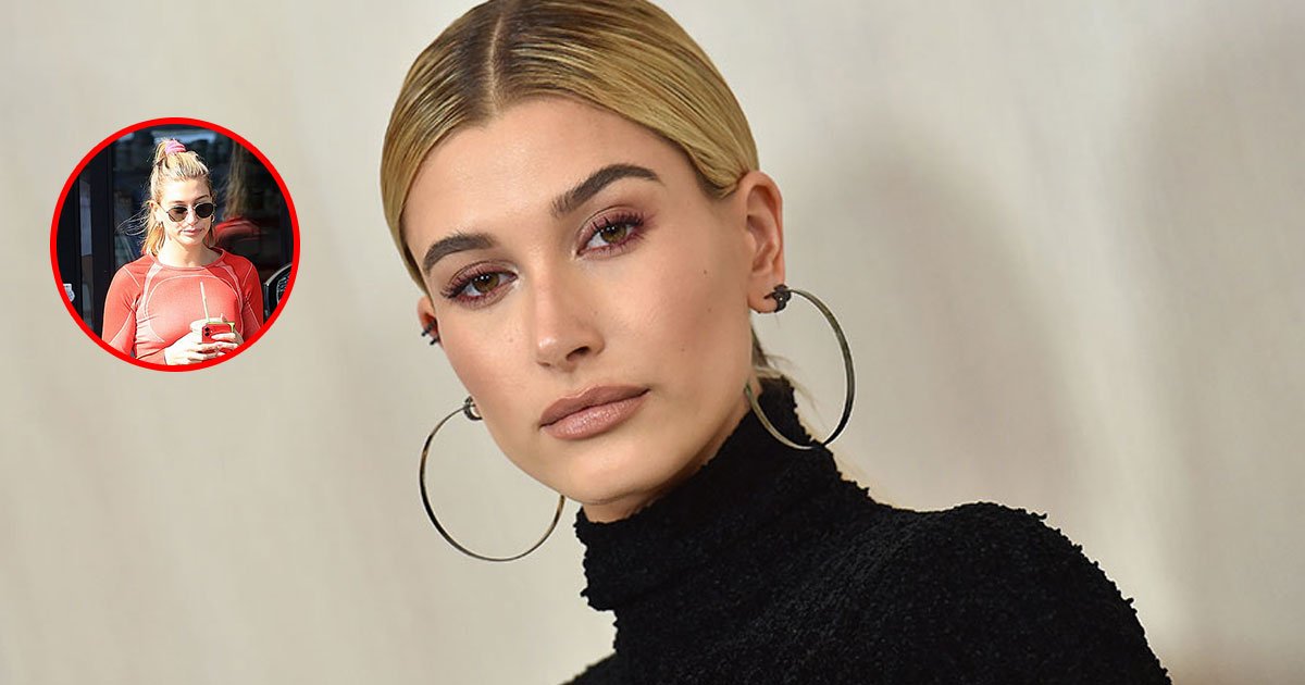 hailey baldwin flaunted her incredible abs in a red crop top with matching leggings.jpg?resize=412,275 - Hailey Bieber Flaunted Her Incredible Abs In A Red Crop Top With Matching Leggings