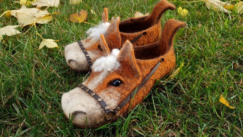 pantoufle cheval