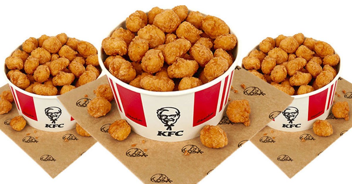 kfc launched an eighty piece popcorn chicken bucket.jpg?resize=412,275 - KFC Launched An Eighty-Piece Popcorn Chicken Bucket In The UK