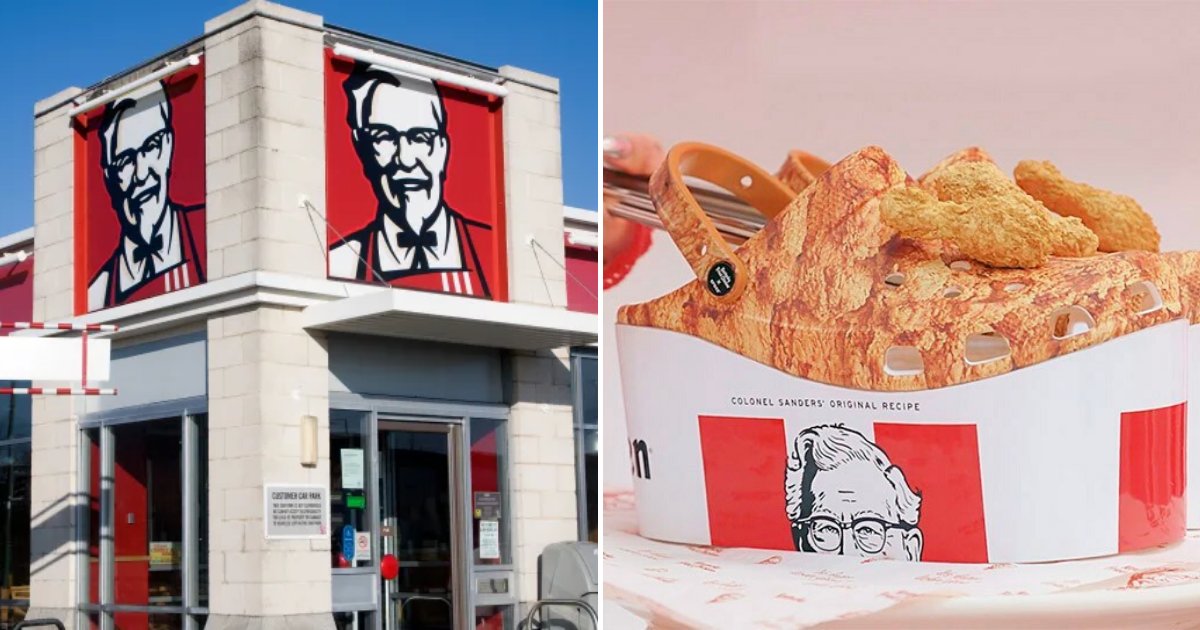 kfc6.png?resize=1200,630 - KFC Released CROCS That Look Like Buckets Of Delicious Fried Chicken