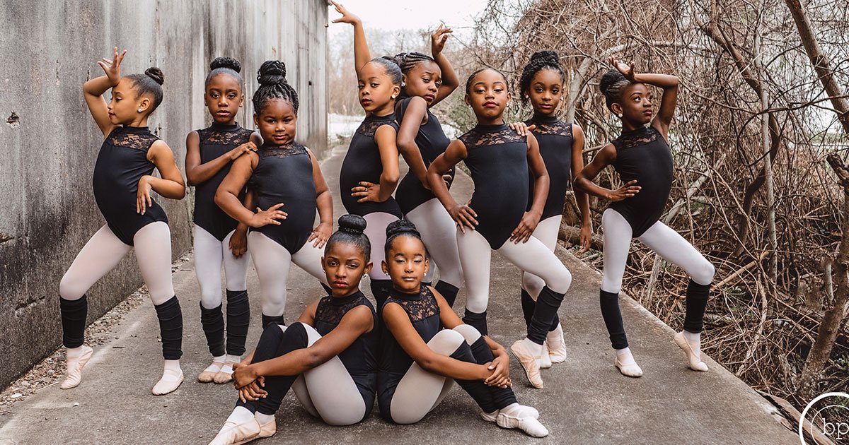 little ballerinas took part in a photoshoot inspired by misty copeland in honour of black history month.jpg?resize=1200,630 - A Group Of Young Ballerinas Took Part In Misty Copeland-Inspired Photoshoot