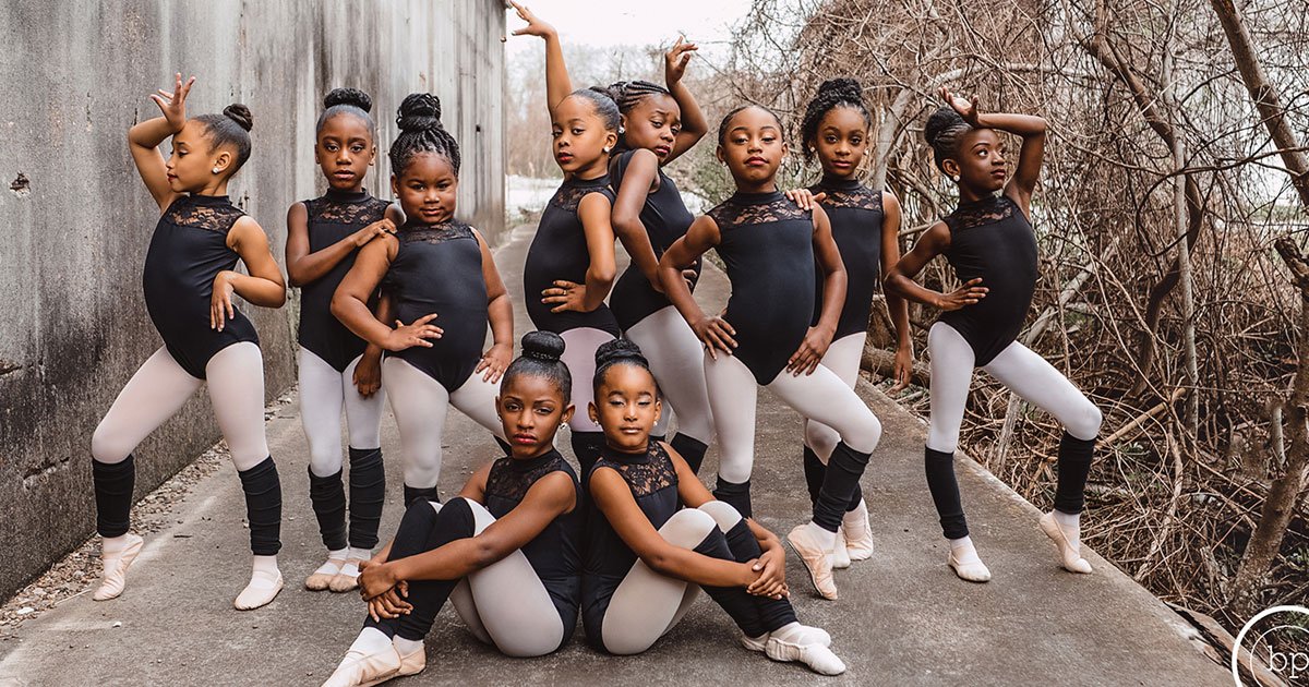 little ballerinas took part in a photoshoot inspired by misty copeland in honour of black history month.jpg?resize=412,275 - A Group Of Young Ballerinas Took Part In Misty Copeland-Inspired Photoshoot