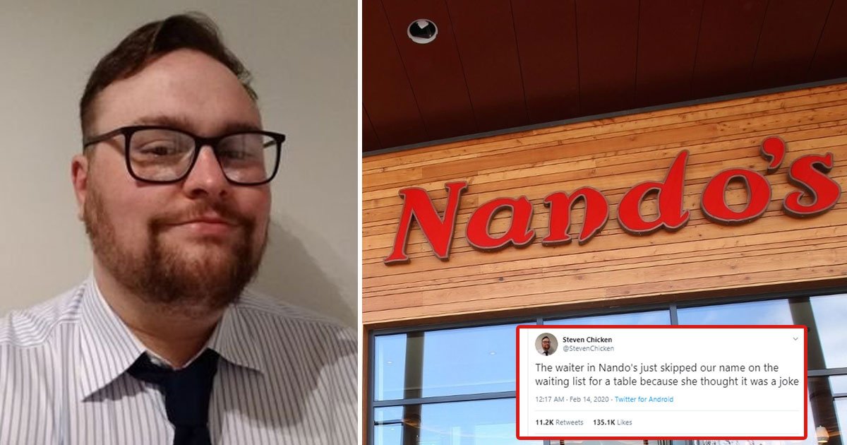 man refused seat nandos mr chicken.jpg?resize=1200,630 - Man Was Refused To Take A Seat At Nando’s Because Of His Surname