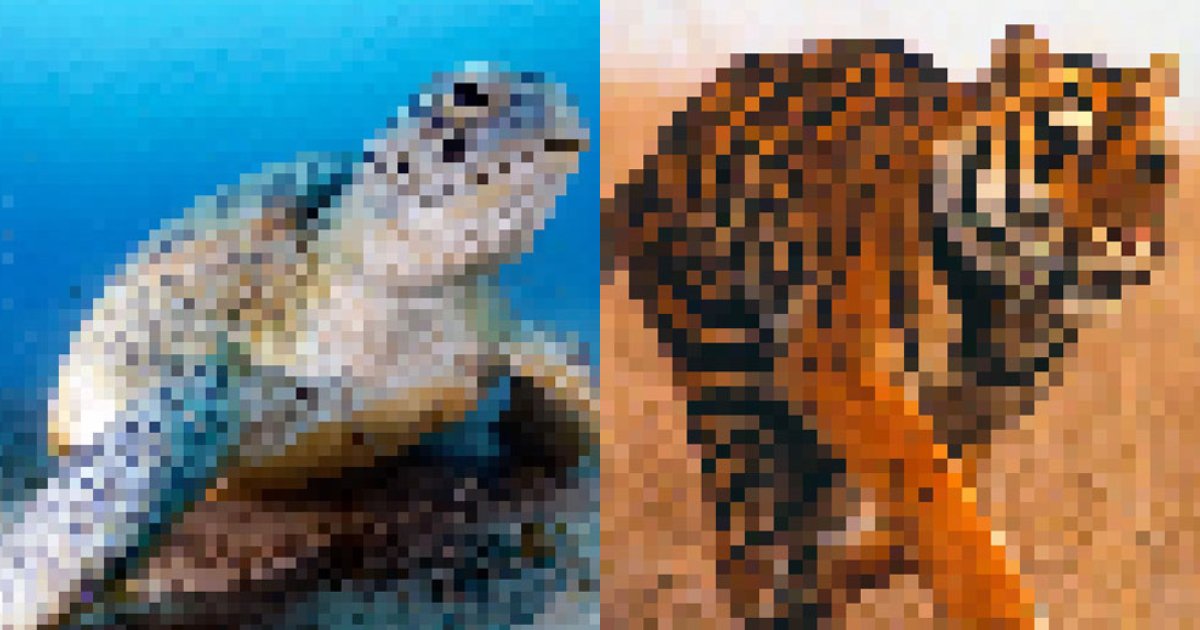 near extinct.png?resize=1200,630 - 20+ Pictures Of Animals Showing How Many Of Them Are Left In The World With Numbers Of Pixels