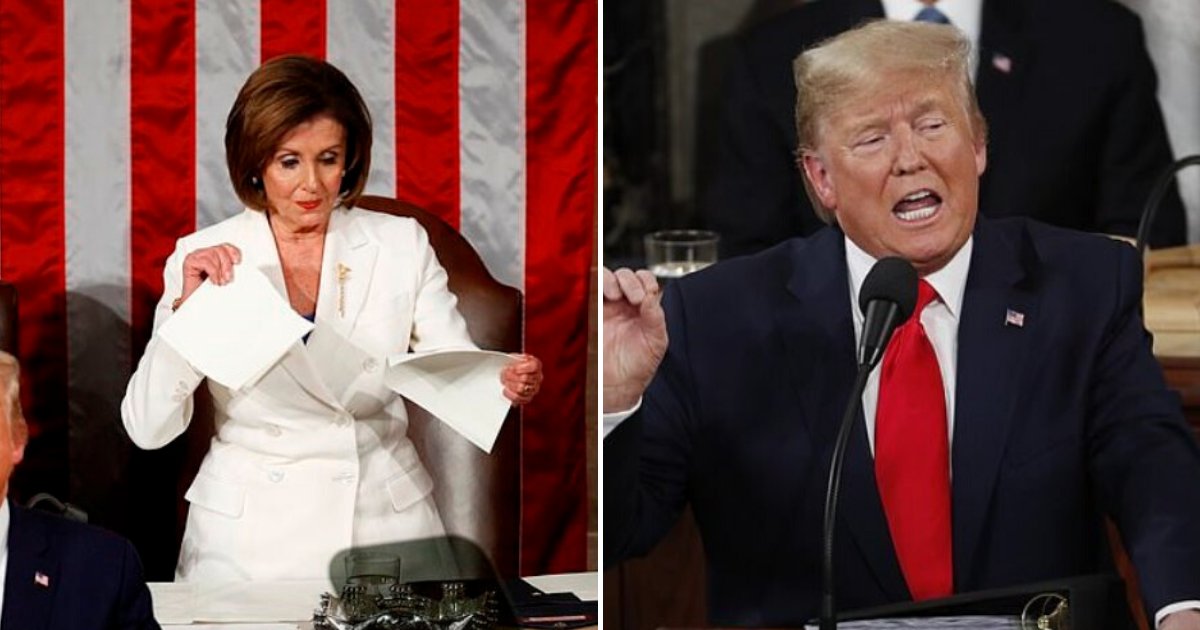 pelosi.png?resize=1200,630 - White House Slammed Nancy Pelosi For Tearing Up President Trump's State Of The Union Address