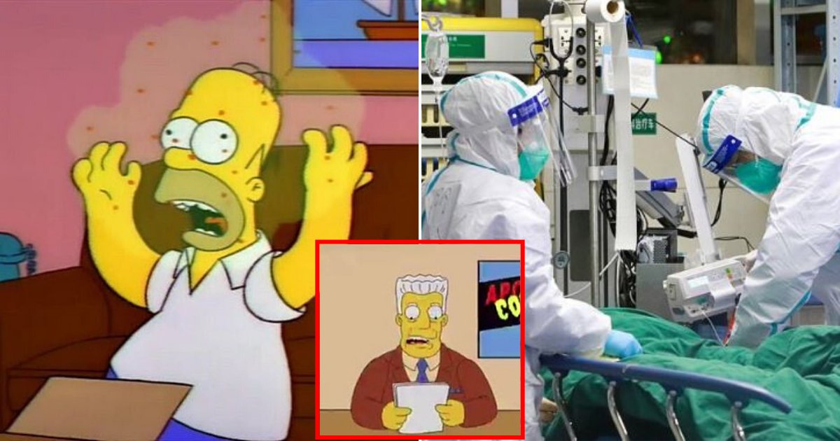 simpsons6.png?resize=1200,630 - The Simpsons Predicted Coronavirus Outbreak 27 Years Ago, Fans Of The Cartoon Claimed