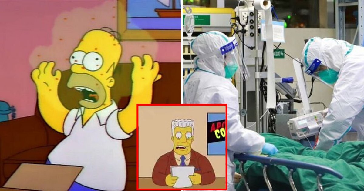 simpsons6.png?resize=412,275 - The Simpsons Predicted Coronavirus Outbreak 27 Years Ago, Fans Of The Cartoon Claimed