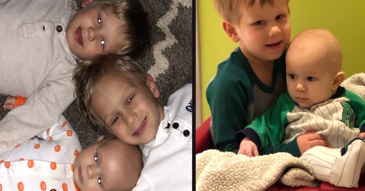 untitled 1 14.jpg?resize=412,232 - Parents 'Overwhelmed' After All Three Of Their Sons Were Diagnosed With The Same Eye Cancer