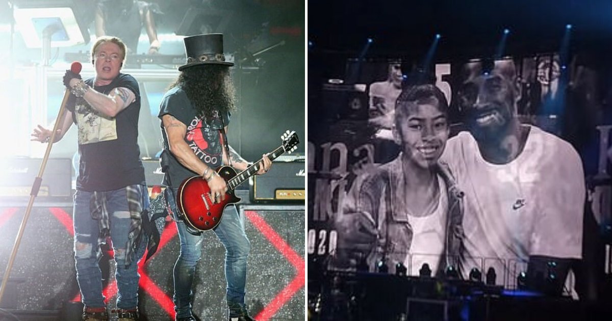 untitled design 17.png?resize=412,232 - Guns N' Roses Paid A Touching Tribute To Deceased NBA Legend Kobe Bryant At Super Bowl Festival