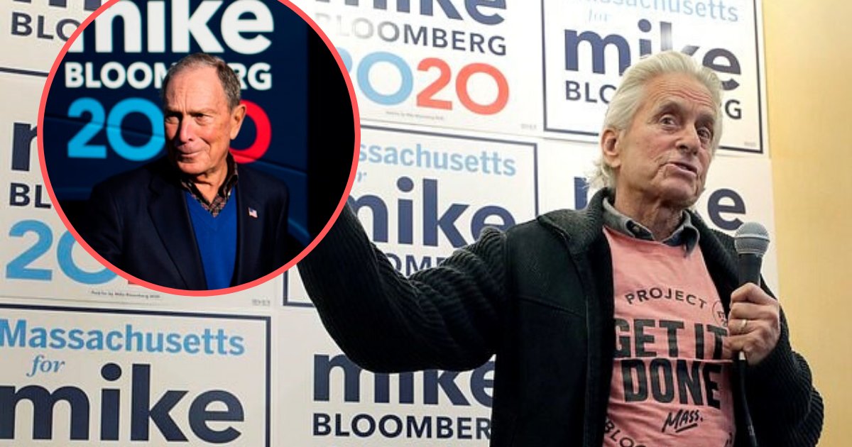 untitled design 20 1.png?resize=412,232 - Michael Douglas Campaigned For Bloomberg And Dubbed Him ‘One Of The Best Candidates In 40 Years’