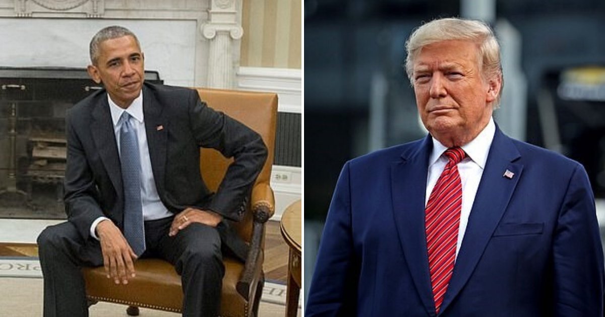 untitled design 73.png?resize=412,275 - 'Con Job': Trump Slammed Obama For Taking Credit For 'More Than A Decade Of Economic Growth'