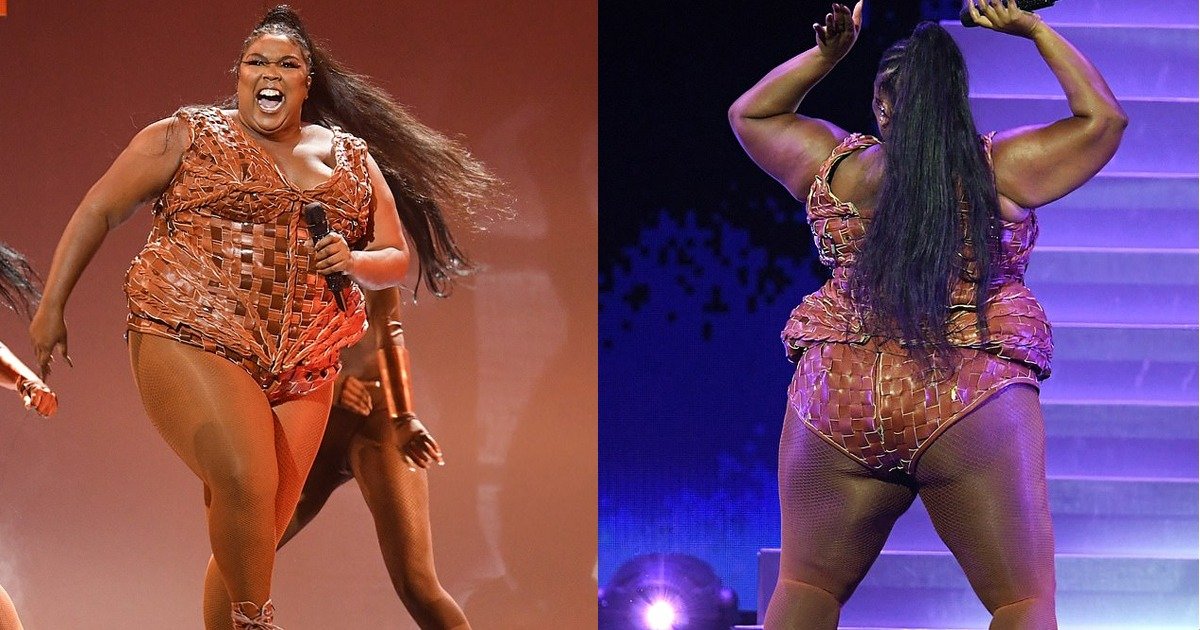 whatsapp image 2020 02 19 at 4 48 24 pm.jpeg?resize=412,275 - BRITs 2020: Lizzo Display Her Moves In A Tan Leather Bodysuit She Rocks The Stage But Misses out The Best International Female To Billie Eilish