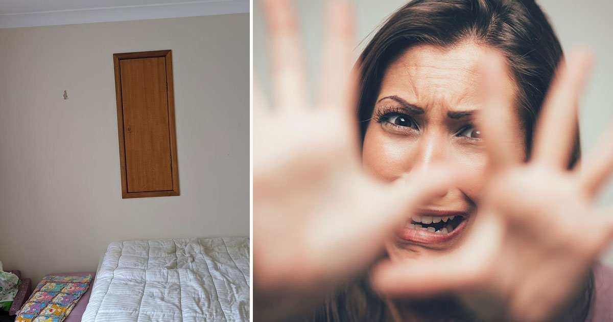 woman found creepy door new home.jpg?resize=412,232 - Une femme trouve une porte effrayante dans sa nouvelle maison