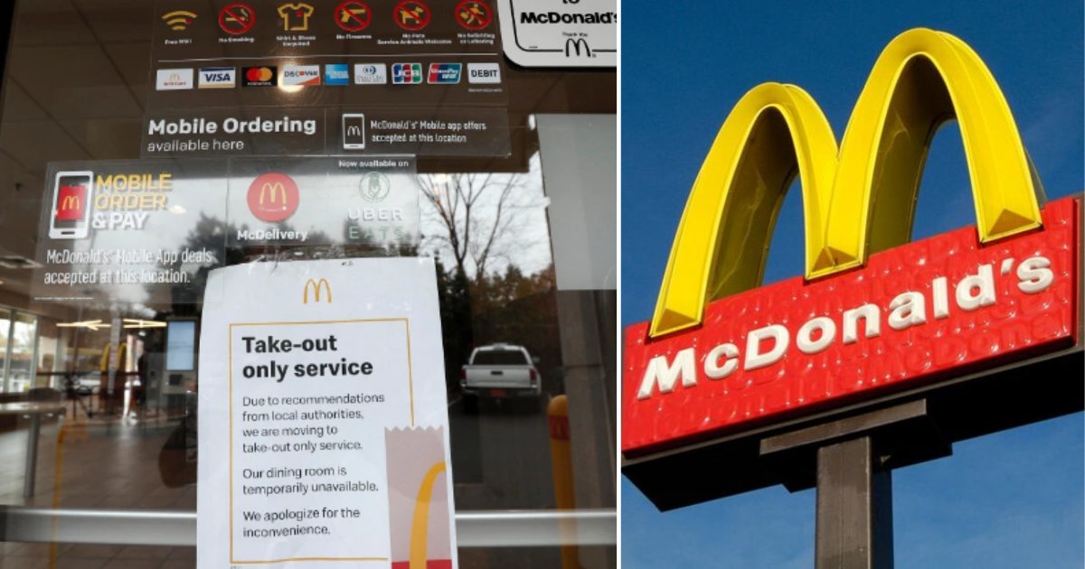 1 44.png?resize=412,275 - McDonald’s To Close All U.K. Restaurants Leaving Only Drive-Thru, Delivery, And Takeaway Amid Coronavirus Outbreak