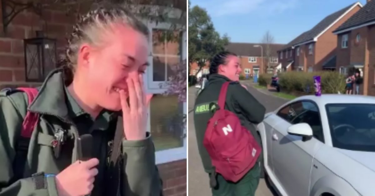 1 82.png?resize=412,275 - NHS Worker Bursts into Tears as the Whole Neighborhood Came Out to Applaud Her On Her Way to Work 