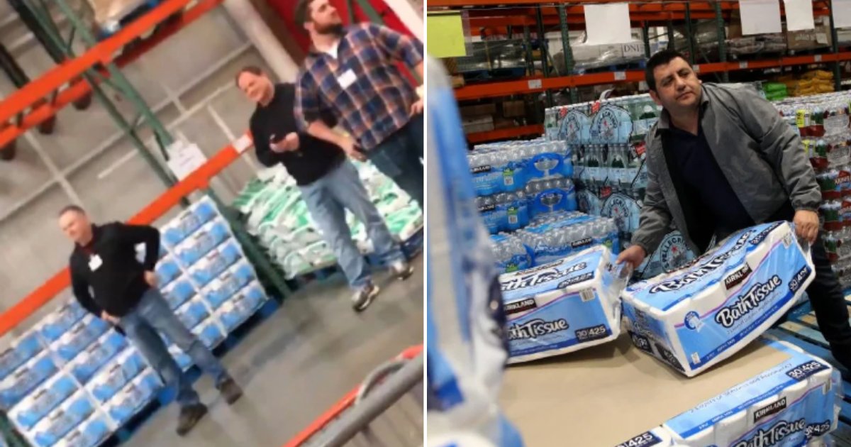 11 14.png?resize=412,275 - Amid Coronavirus Panic Buying, The Police are Guarding Toilet Paper in Supermarkets