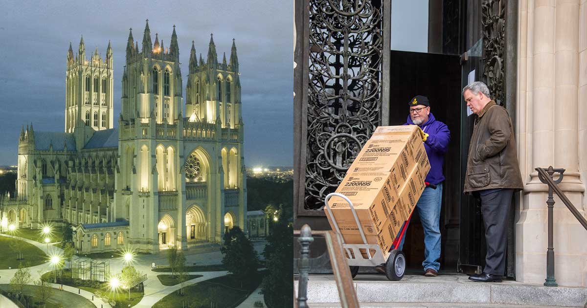 11 55.jpg?resize=1200,630 - National Cathedral Donates 5,000 Facemasks Forgotten For About 14 Years