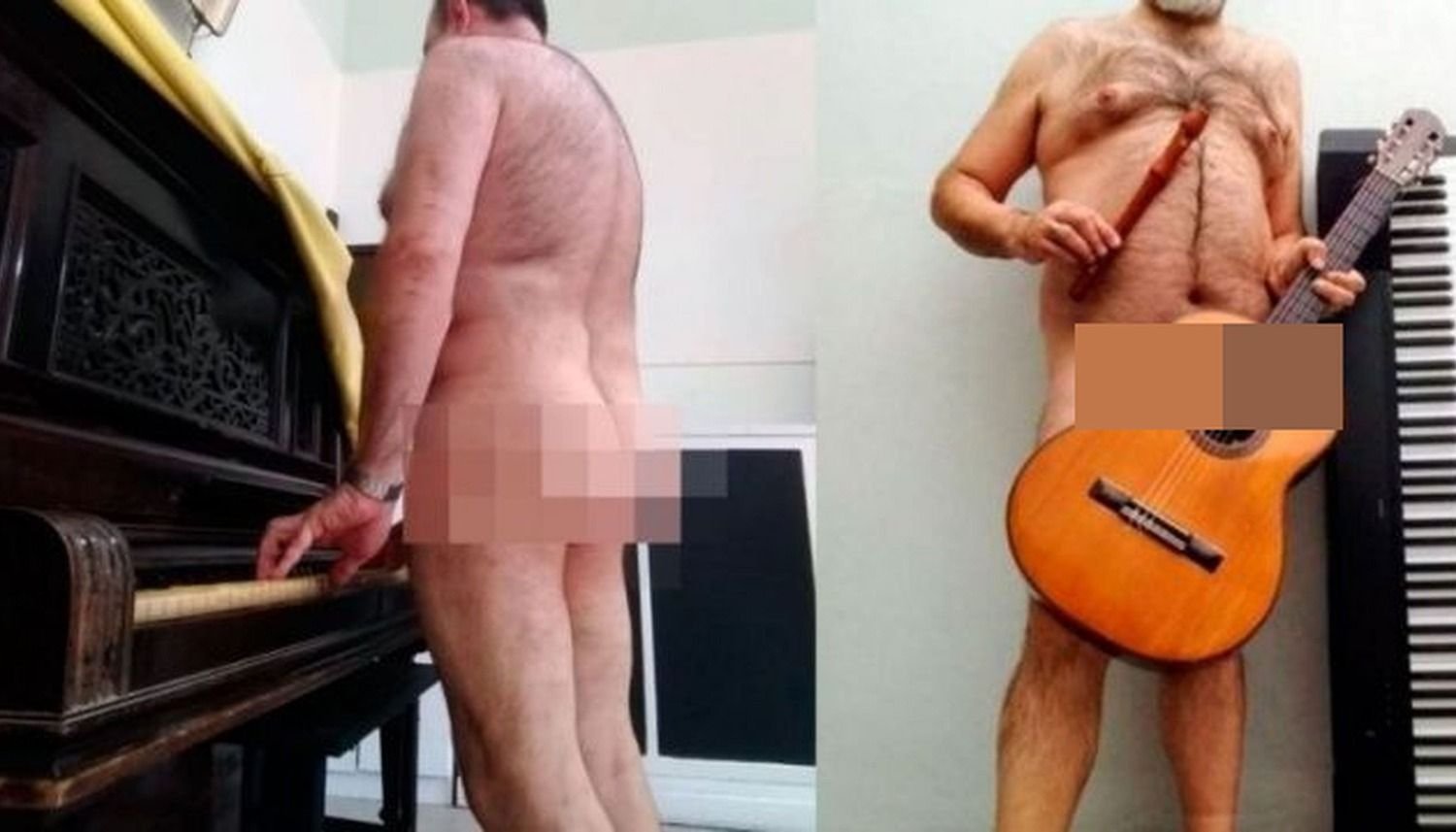 Resultado de imagen de profesor por foto desnudo piano