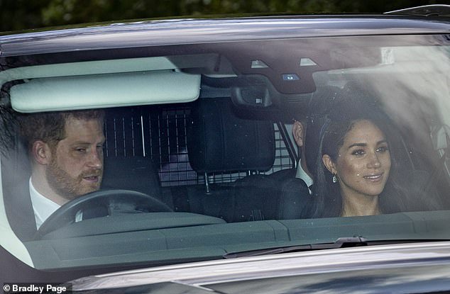 The Duke and Duchess of Sussex joined the Queen for church in Windsor on Sunday after they were invited by Her Majesty