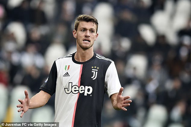 Juventus defender Rugani posted on Twitter, writing that the 