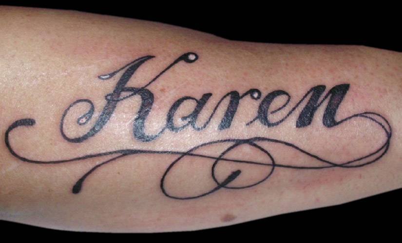 Resultado de imagen de tatuaje karen