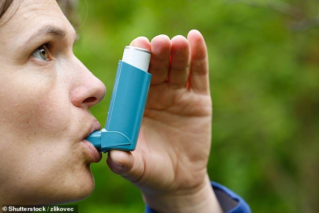 Asthma sufferers are more likely to get seriously ill if they get COVID-19. But they are not more likely to catch the bug than anyone else (stock)