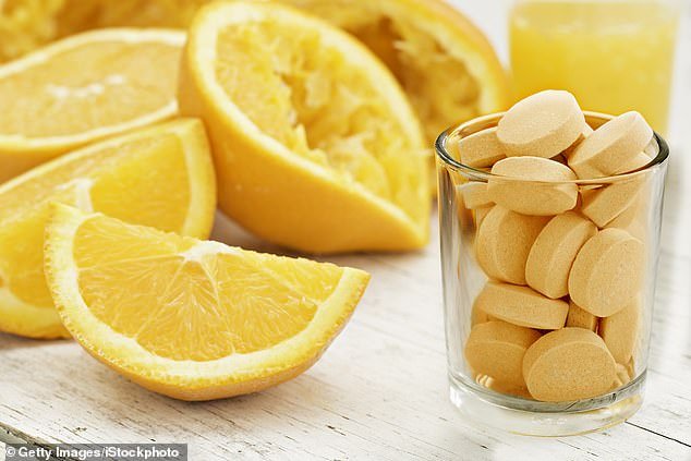 Dr Andrew Weber said he has been immediately giving his intensive-care patients 1,500 milligrams of intravenous vitamin C. The recommended daily allowance for men is 90mg