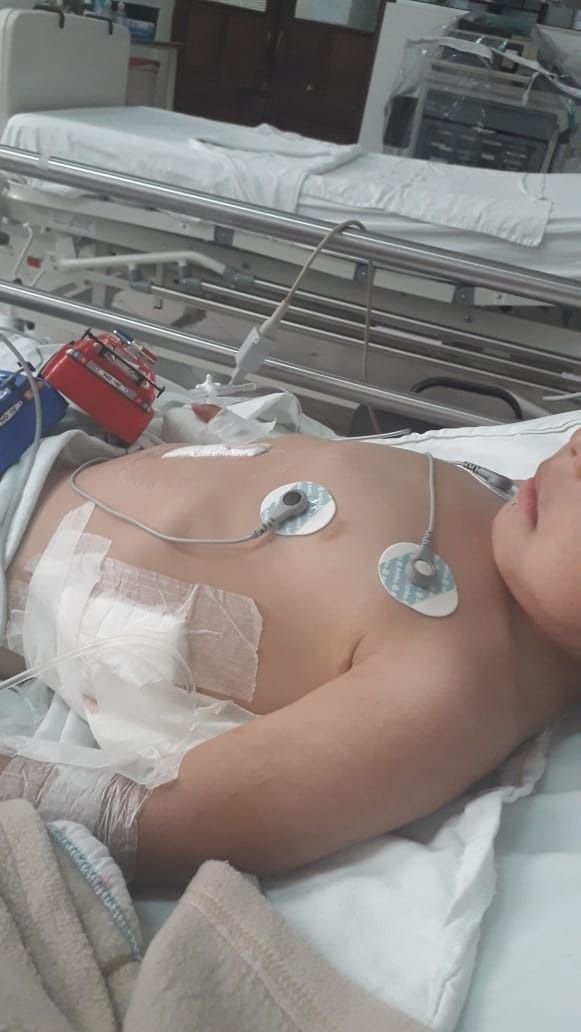 Resultado de imagen de niño tres años herido argentina
