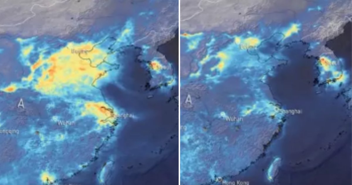 Satellite Images From European Space Agency Show A Decrease In China Pollution During Lockdown 6769