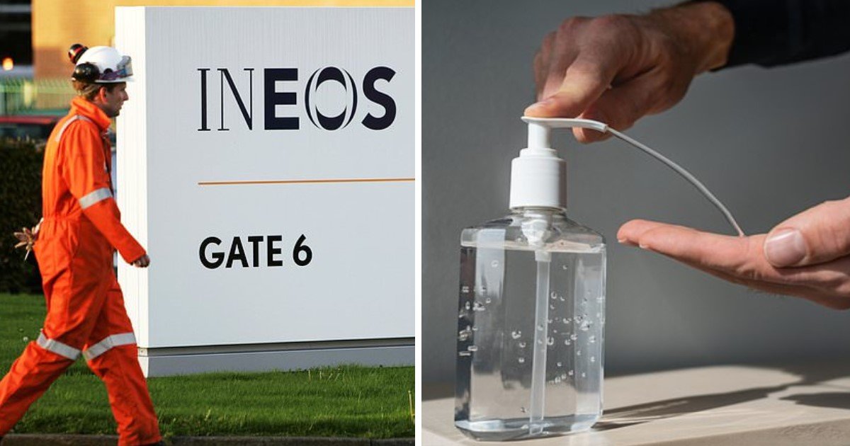 4 87.jpg?resize=412,232 - Ineos To Build New Factory In 10 Days That Will Produce A MILLION Bottles Of Sanitizers Every Month
