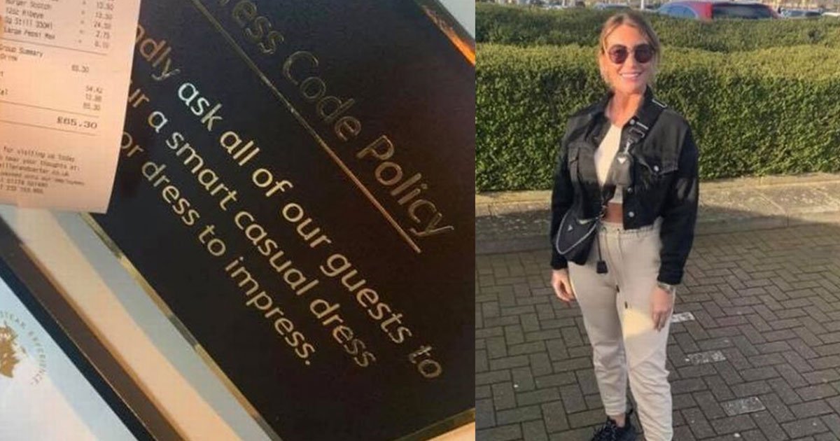 a woman was asked to leave the restaurant because of her outfit.jpg?resize=1200,630 - A Woman Was Asked To Leave The Restaurant Because Of Her Outfit