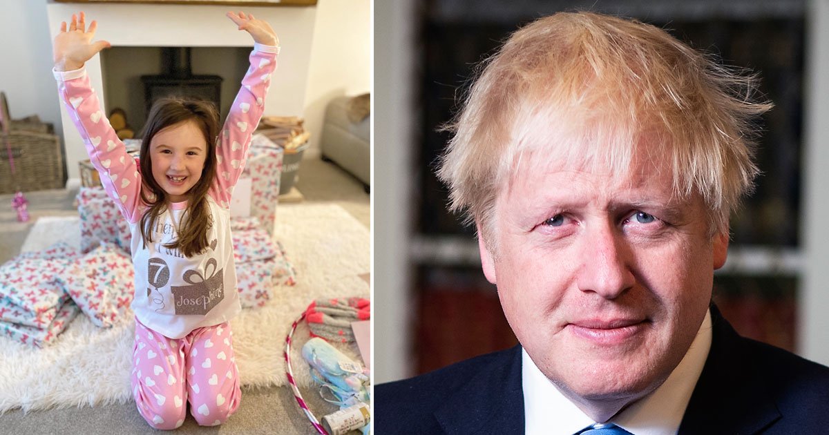 boris johnson letter to little girl cance party cornavirus.jpg?resize=412,275 - Little Girl - Who Canceled Her Birthday Party Twice And Asked Boris Johnson If He’s Washing His Hands - Got A Reply From The PM