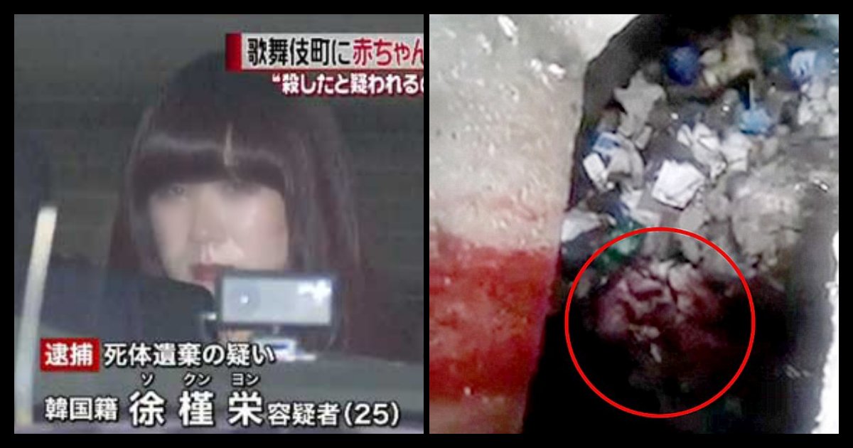 collage 250.png?resize=412,232 - 일본에 탯줄 붙어있는 '갓난아기' 시신을 유기한 한국 '20대 여성'... 얼굴과 실명 공개한 '일본 언론'