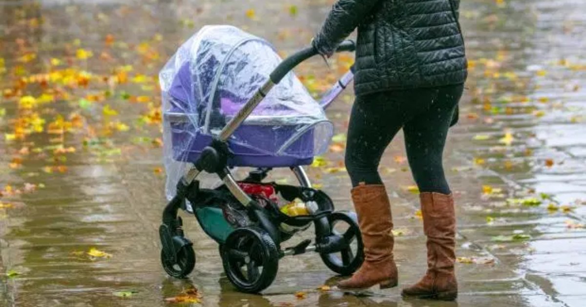 cover5.png?resize=1200,630 - Mom Used Pram Rain Cover To Protect Her Baby While Shopping Amid Covid-19 Pandemic