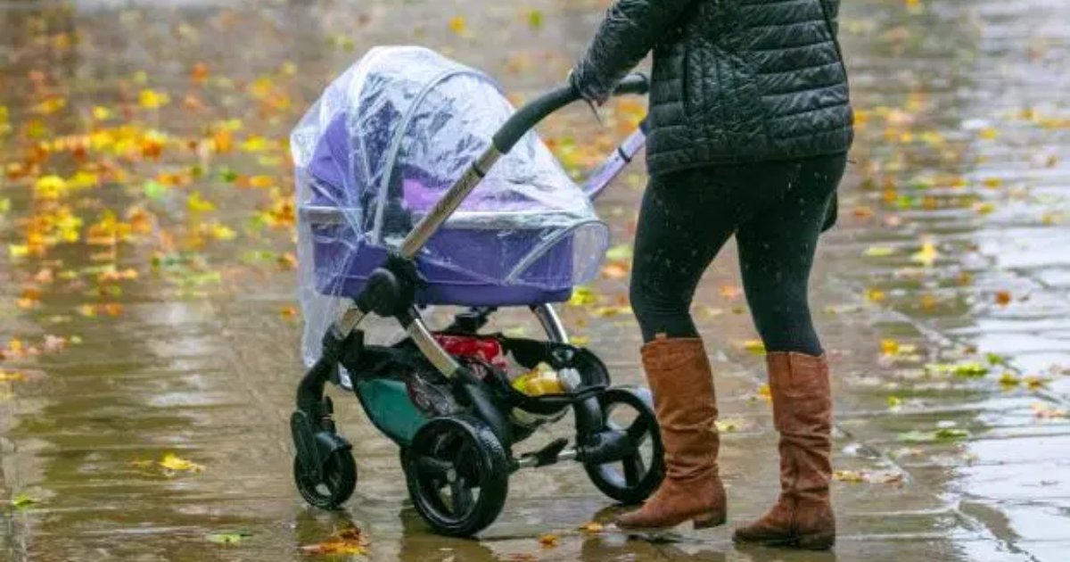 cover5.png?resize=412,275 - Mom Used Pram Rain Cover To Protect Her Baby While Shopping Amid Covid-19 Pandemic