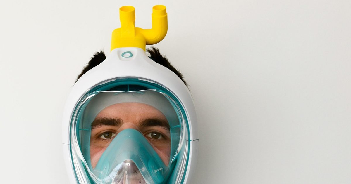 decathlon masque coronavirus e1585076586611.jpg?resize=1200,630 - Covid-19 : Un masque de plongée de Decathlon pourrait servir de respirateurs pour les hôpitaux !
