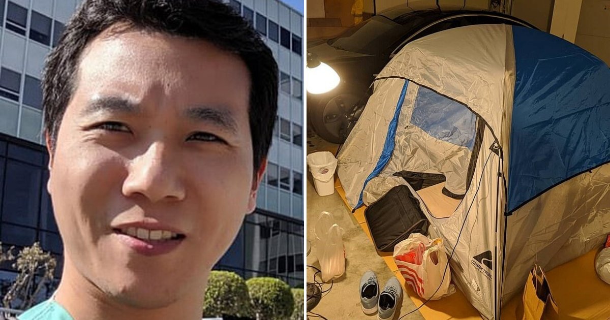 doctor6.png?resize=412,275 - California Doctor Moved Into A Tent To Protect His Family From COVID-19 While He Treats Patients