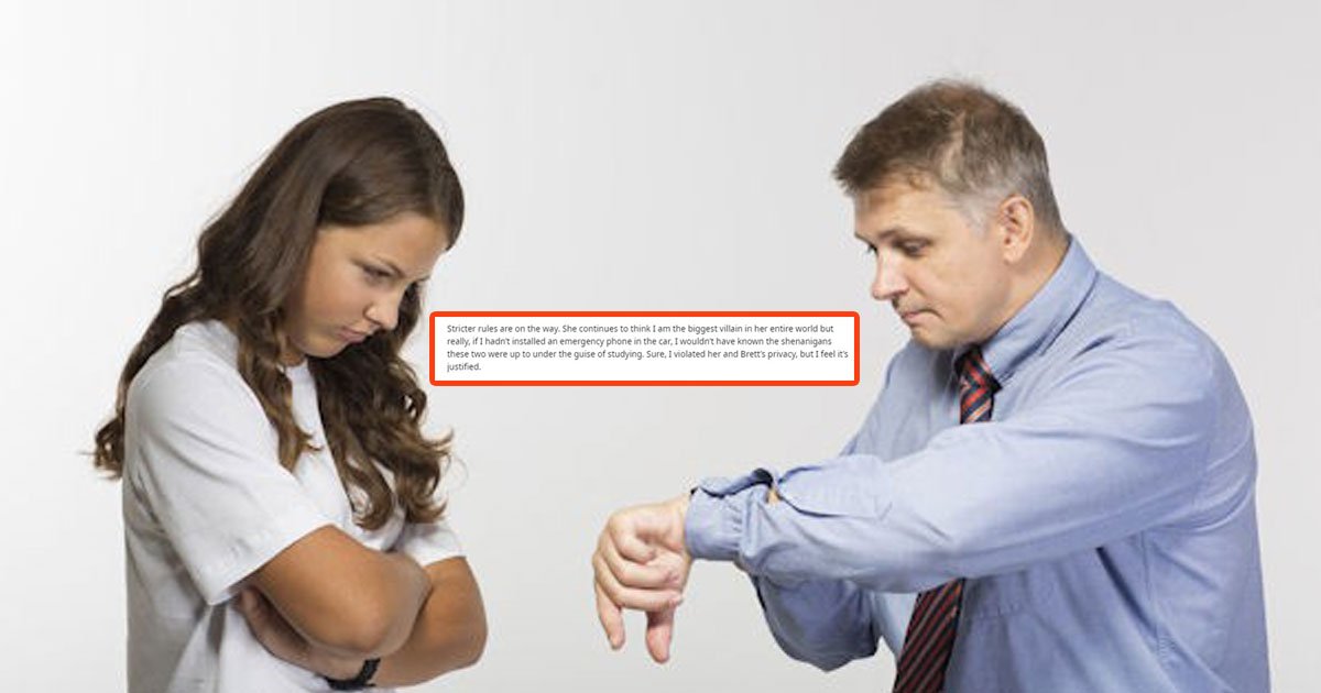 father trick track daughter.jpg?resize=412,275 - Father Revealed A Trick To Keep Tabs On His 16-year-old Daughter But Slammed For Stalking Her