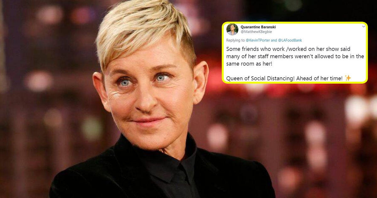 former employees and fans slammed ellen degeneres after comedian asked to send him the most insane stories they have heard about degeneres.jpg?resize=412,275 - Former Employees And Fans Slammed Ellen Degeneres After A Comedian Asked People To Send Him 'The Most Insane Stories' Of Her