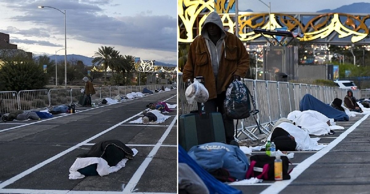 h4 2.jpg?resize=412,275 - Homeless Forced Into Open-Air Parking Lot After The Shelter Closed Due To A Resident Catching Coronavirus