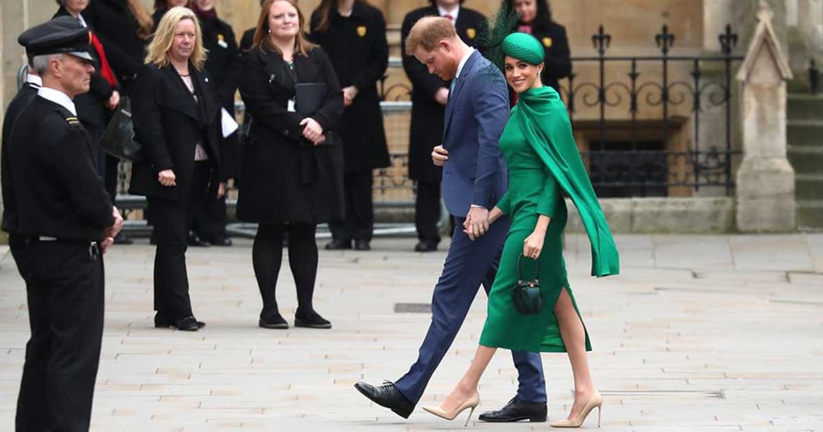 hbz commonwealth day 2020 gettyimages 1211361892 index 1583768230.jpg?resize=1200,630 - Harry And Meghan Attends The Annual Commonwealth Service at Westminster Abbey