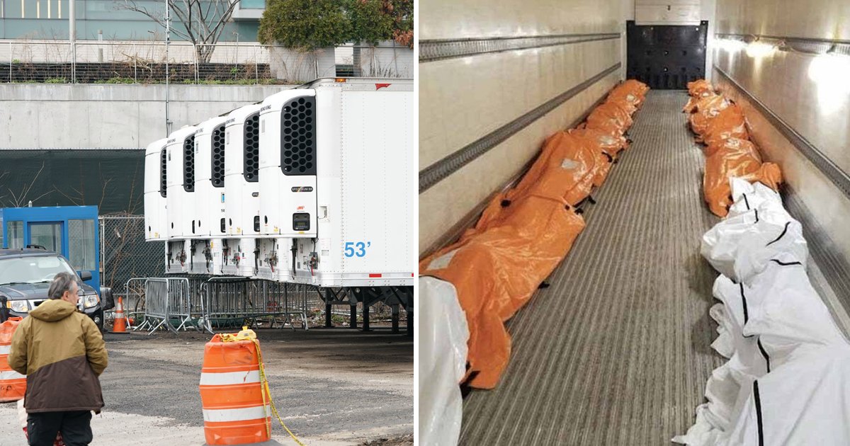 hsss.jpg?resize=412,232 - Makeshift Morgues Being Built In New York As Dead Bodies Are Loaded Into Refrigerated Trucks Outside Hospitals