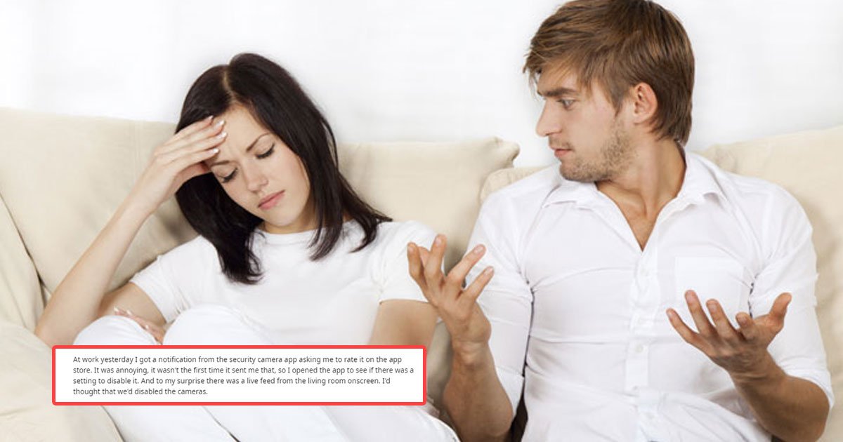 husband spied wife nanny cam.jpg?resize=412,275 - Husband Accidentally 'Spied' On Wife Using A Nanny Cam And Confronted Her After What He Saw