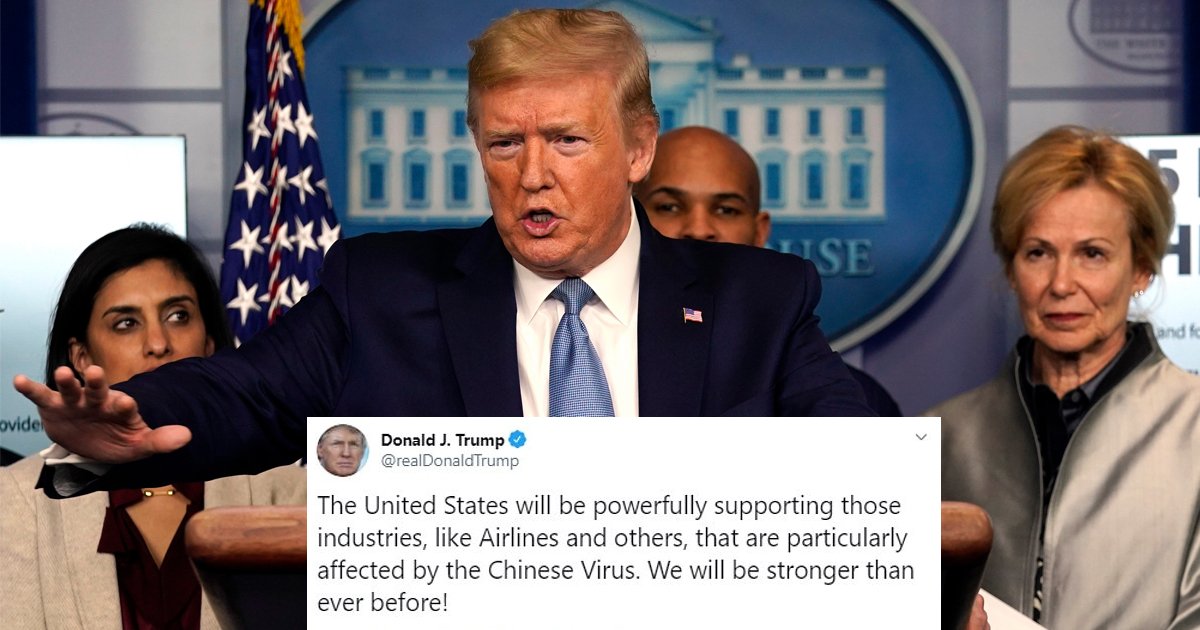 jjhkjkj.jpg?resize=1200,630 - President Trump Called The Deadly Virus As Chinese Virus And Vows To Protect American Business And Airlines Saying "We Will Be Stronger Than Ever Before"