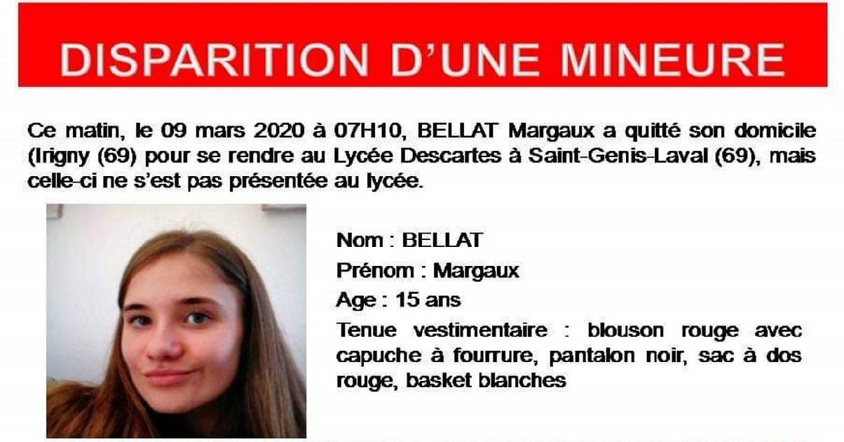 margaux.jpg?resize=412,275 - Disparition: La jeune Margaux, 15 ans, a été retrouvée après le lancement d'un avis de recherches