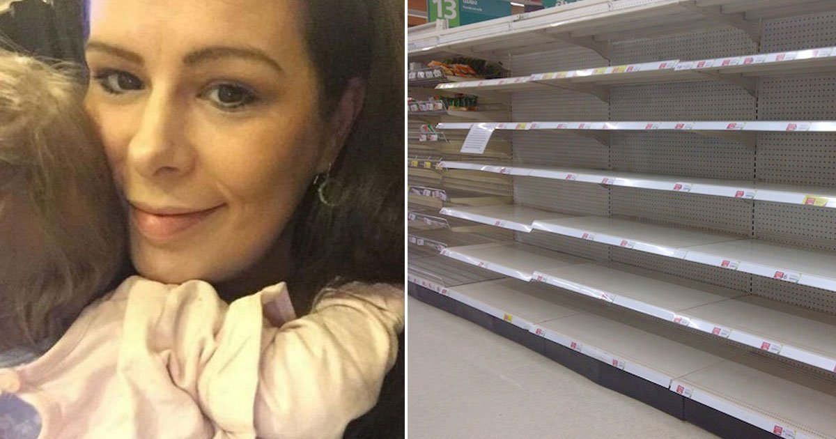 mother helped by kind stranger amid stockpiling.jpg?resize=412,275 - Mother-of-four Revealed How A Kind Stranger Helped Her At The Supermarket Amid Stockpiling