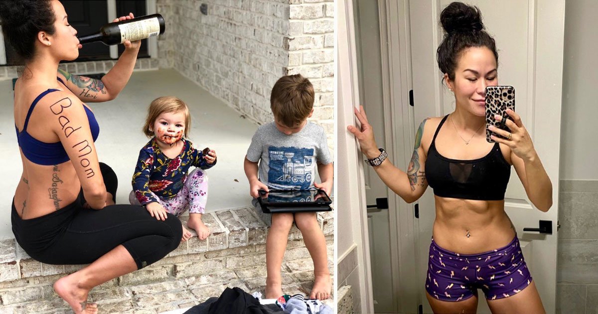 mother shared message for bad moms.jpg?resize=412,232 - Mother-of-two - Who Is Trolled For Having Tattoos And Piercings - Shared A Heartfelt Message For All The ‘Bad Moms’